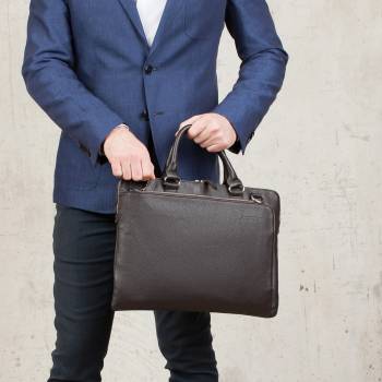 Деловая сумка из кожи Albert Brown