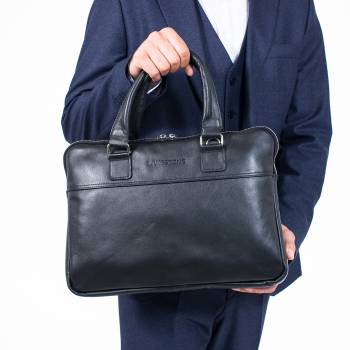 Деловая сумка для ноутбука Anson Black
