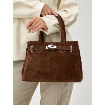 Женская сумка Aster Brown Suede