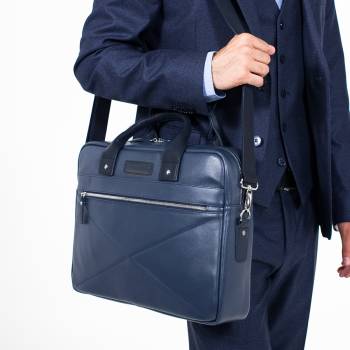 Деловая сумка Bartley Dark Blue/Black