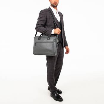 Деловая сумка Bartley Grey/Black