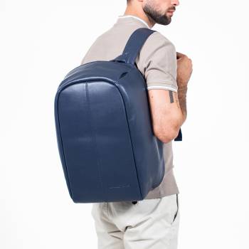 Мужской кожаный рюкзак Blandford Dark Blue