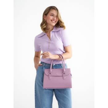 Женская кожаная сумка Bloy Lilac