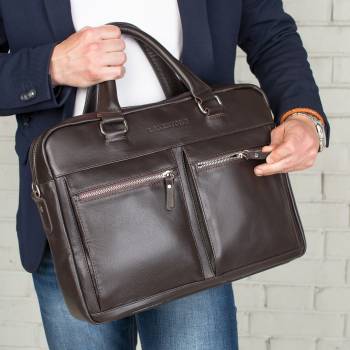 Деловая сумка для ноутбука Colston Brown