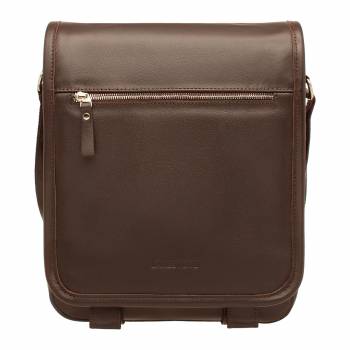 Кожаная сумка через плечо Denston Brown