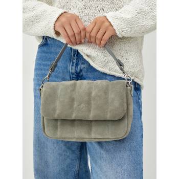 Женская сумка Elinor Light Grey Suede