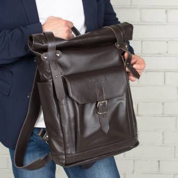 Кожаный рюкзак для ноутбука Eliot Brown