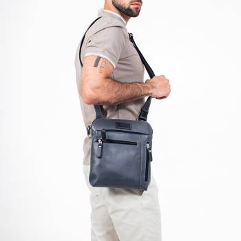 Мужская сумка через плечо Elm Grey/Black