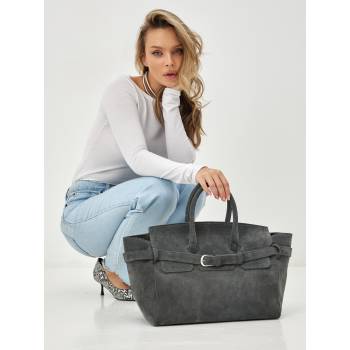 Женская сумка Elysia Dark Grey Suede