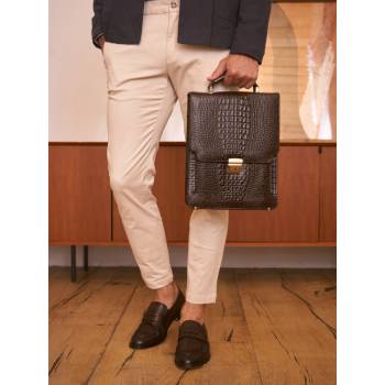 Портфель вертикальный Gilbert Brown Caiman