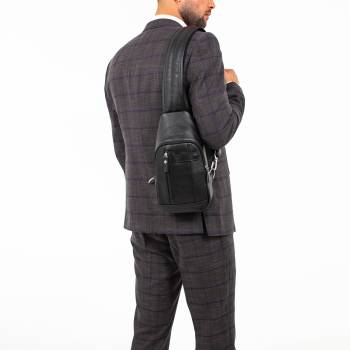 Рюкзак на одной лямке BLACKWOOD Jews Black