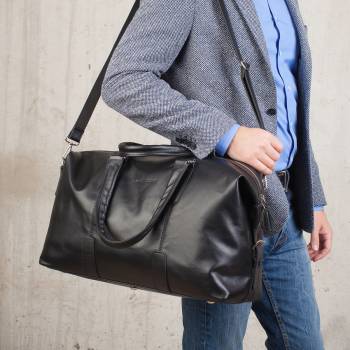 Кожаная дорожная сумка Kennard Black