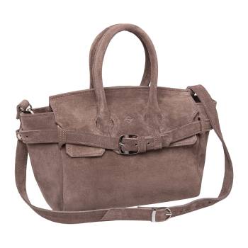 Женская сумка Melody Light Grey Suede