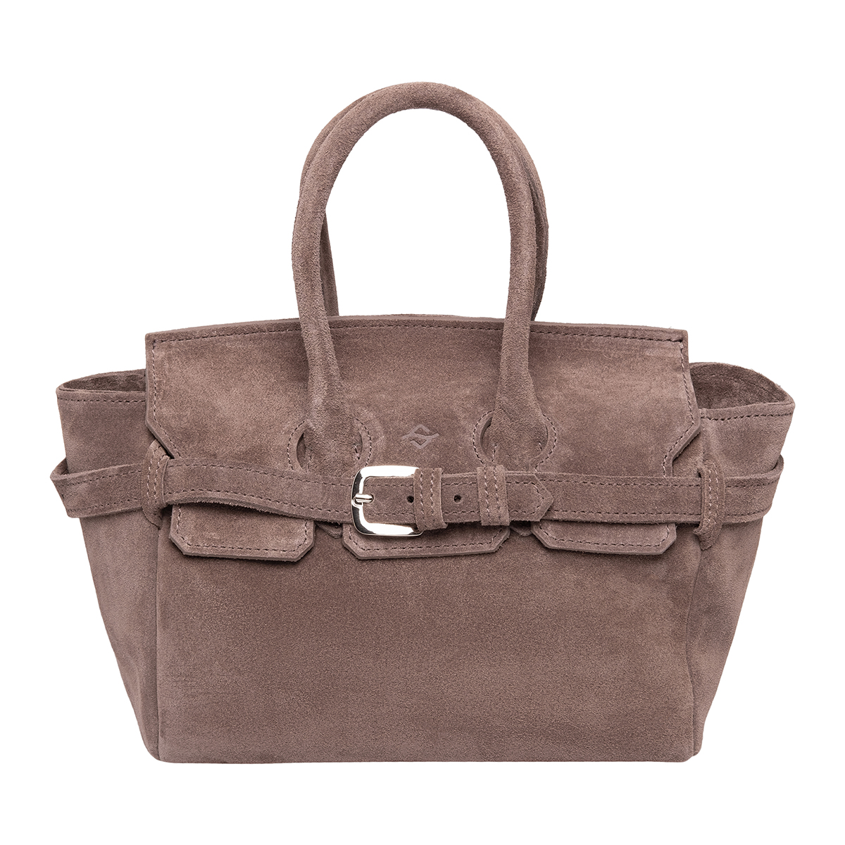 

Женская сумка Melody Light Grey Suede