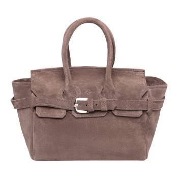 Женская сумка Melody Light Grey Suede