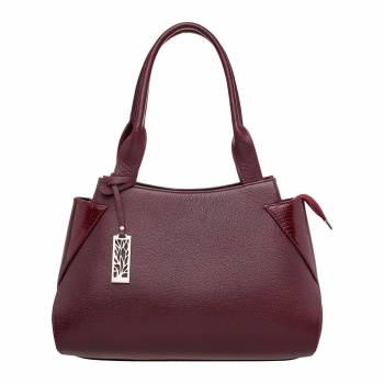 Кожаная женская сумка Osprey Burgundy