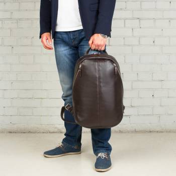 Кожаный рюкзак для ноутбука Pensford Brown