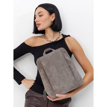Женский рюкзак Sable Light Grey Suede