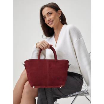 Женская сумка Ursula Burgundy Suede