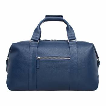 Кожаная дорожно-спортивная сумка Woodstock Dark Blue